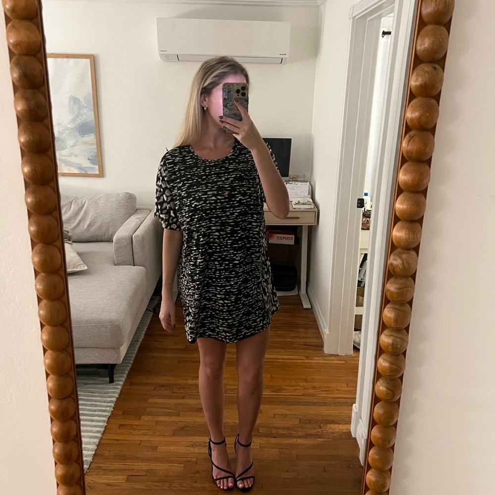 Band of Gypsies Black and White Mini Dress